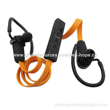 Wireless Bluetooth Sports Headphones, 30Hz-16kHz Frequency Response